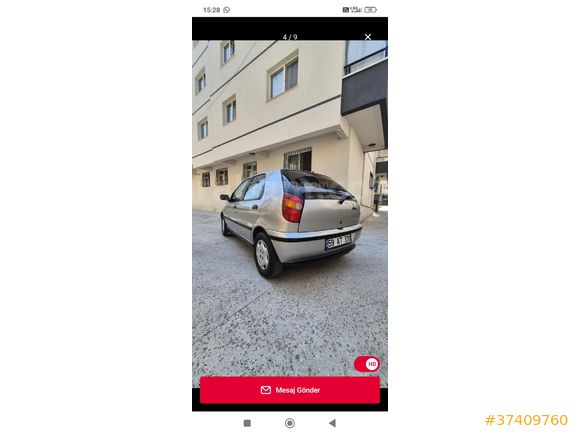 Sahibinden Fiat Palio 1.4 EL 2000 Model