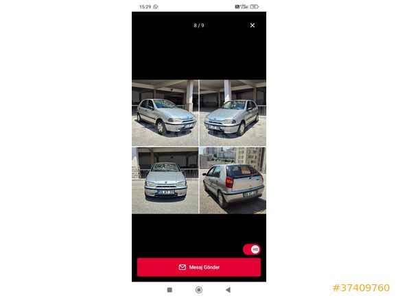 Sahibinden Fiat Palio 1.4 EL 2000 Model