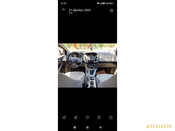 Sahibinden Ford Focus 1.6 TDCi Style 2012 Model  TAKASLAR DEGERLENDİRİLİR.