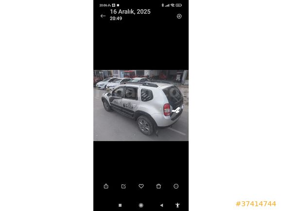 Sahibinden Dacia Duster 1.5 dCi 90 beygir Laureate 2015 Model