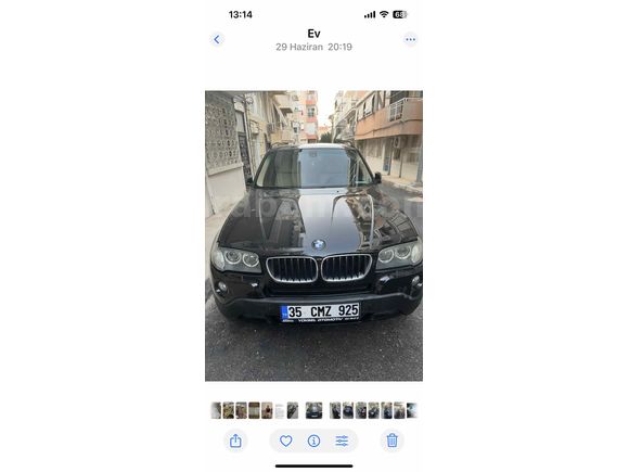 Sahibinden BMW X3 20d xDrive 2.0d 2009 Model 