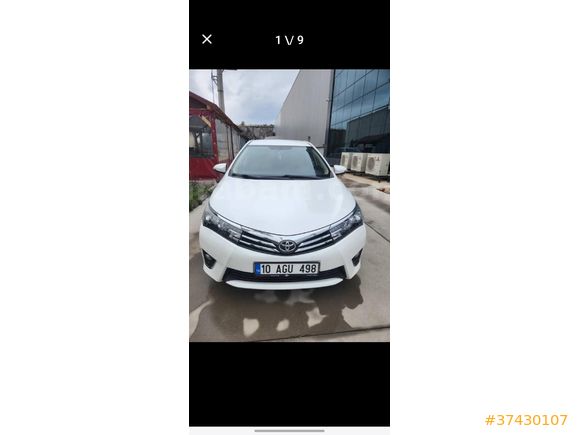 Sahibinden Toyota Corolla 1.6 Touch 2013 Model Balıkesir 165.000 km Beyaz