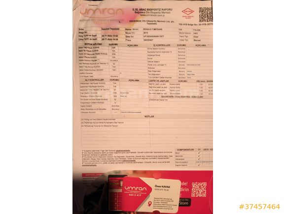 Sahibinden Renault Megane 1.5 dCi Touch 2013 Model