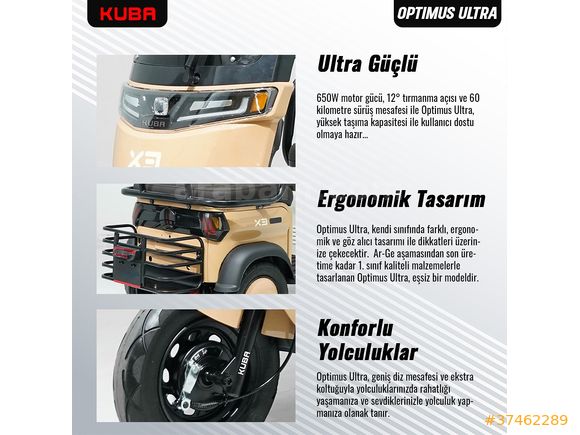 MISIRCI MOTORLU ARAÇLAR'DAN KUBA OPTIMUS ULTRA / KREDİ KARTINA 12 TAKSİT İMKANI