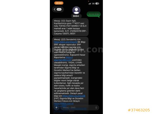 Sahibinden bakımlı temiz 132binde  marea ELX