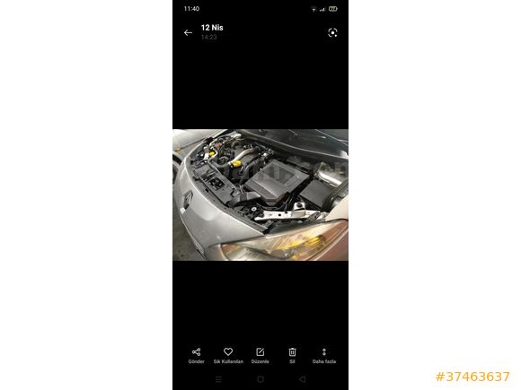 Sahibinden Renault Fluence 1.5 dCi Dynamique 2012 Model