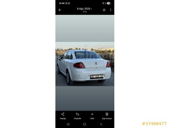 Sahibinden Fiat Linea 1.3 Multijet Active Plus 2012 Model
