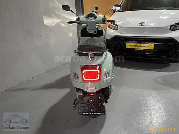 '' Serkan Garage'dan 2024 Vespa GTS 250 ABS Mint Yeşili ''