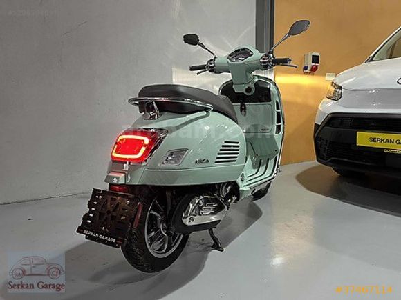'' Serkan Garage'dan 2024 Vespa GTS 250 ABS Mint Yeşili ''