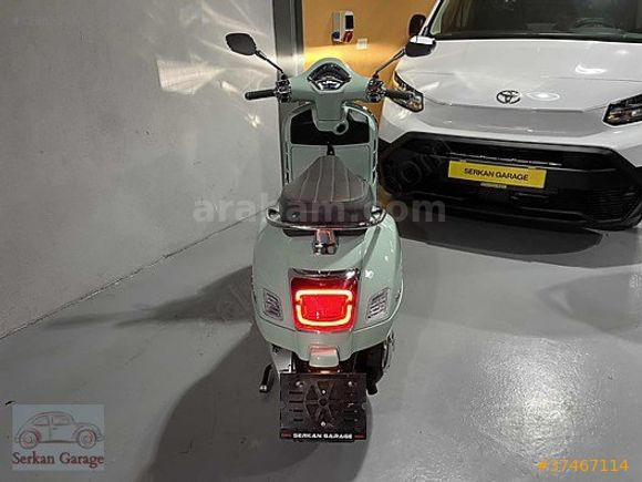 '' Serkan Garage'dan 2024 Vespa GTS 250 ABS Mint Yeşili ''