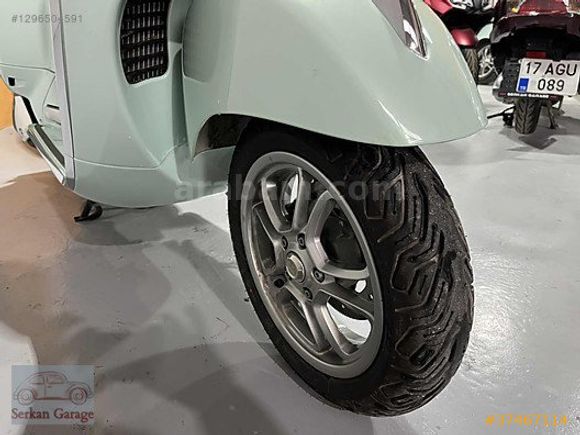 '' Serkan Garage'dan 2024 Vespa GTS 250 ABS Mint Yeşili ''