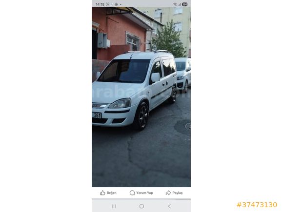 Sahibinden Opel Combo 1.3 CDTI City Plus 2009 Model