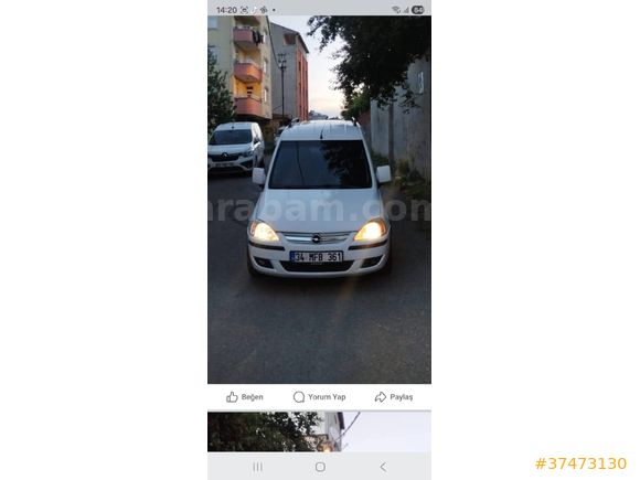 Sahibinden Opel Combo 1.3 CDTI City Plus 2009 Model