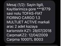 Fiat Fiorino Cargo 1.3 Multijet Active 2008 Model  386000 km Beyaz
