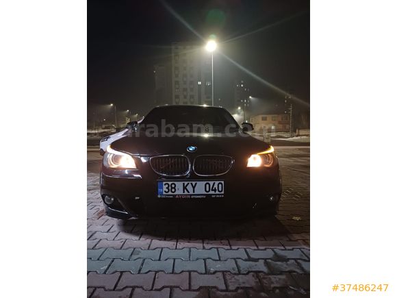 Sahibinden BMW 5 Serisi 520d Sport 2008 Model  396.000 km Siyah