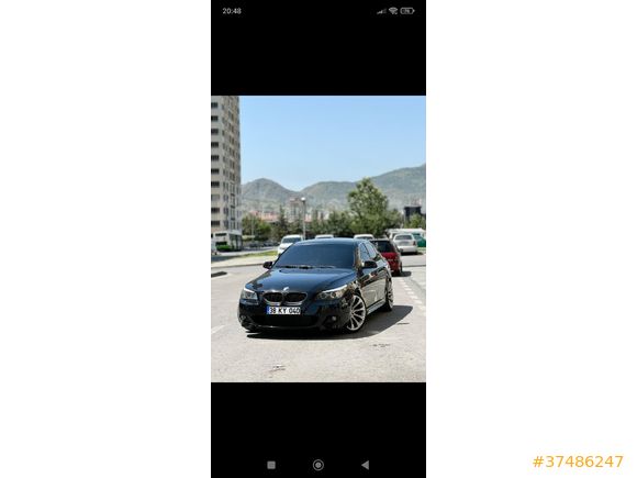 Sahibinden BMW 5 Serisi 520d Sport 2008 Model  396.000 km Siyah