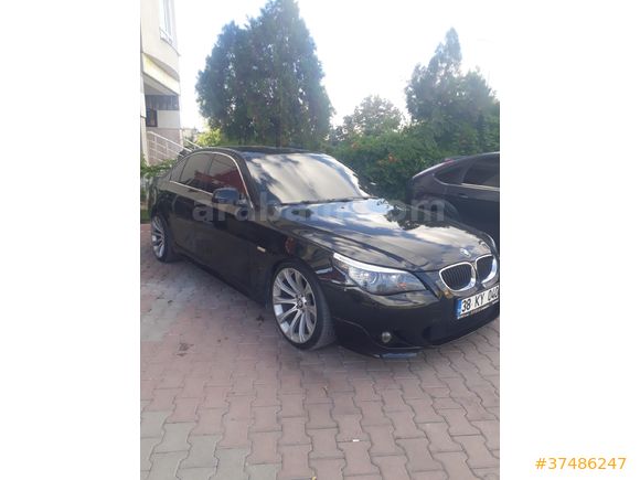 Sahibinden BMW 5 Serisi 520d Sport 2008 Model  396.000 km Siyah