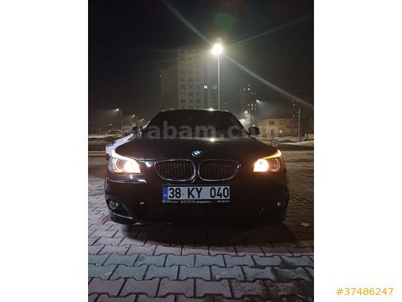 Sahibinden BMW 5 Serisi 520d Sport 2008 Model  396.000 km Siyah