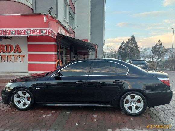 Sahibinden BMW 5 Serisi 520d Sport 2008 Model  396.000 km Siyah