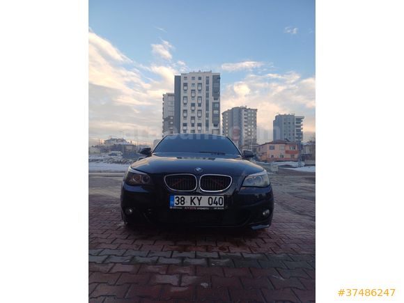 Sahibinden BMW 5 Serisi 520d Sport 2008 Model  396.000 km Siyah