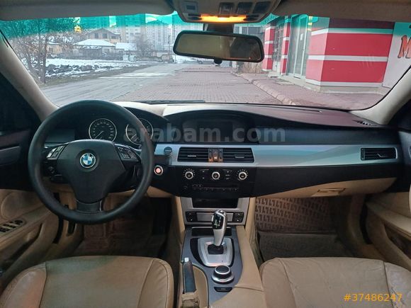Sahibinden BMW 5 Serisi 520d Sport 2008 Model  396.000 km Siyah