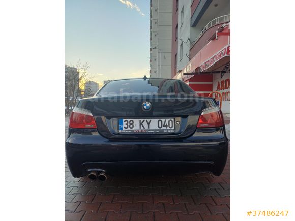 Sahibinden BMW 5 Serisi 520d Sport 2008 Model  396.000 km Siyah