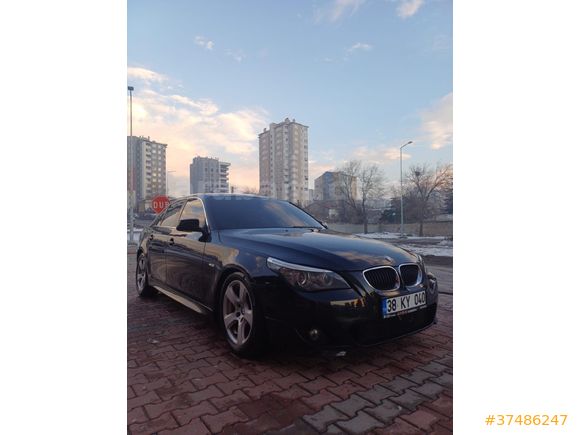 Sahibinden BMW 5 Serisi 520d Sport 2008 Model  396.000 km Siyah