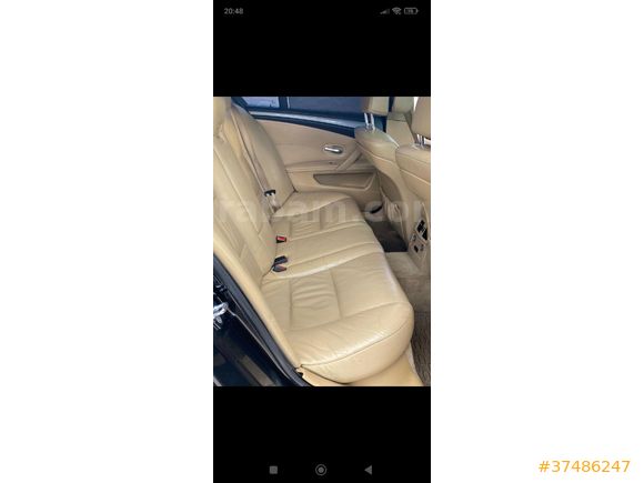 Sahibinden BMW 5 Serisi 520d Sport 2008 Model  396.000 km Siyah