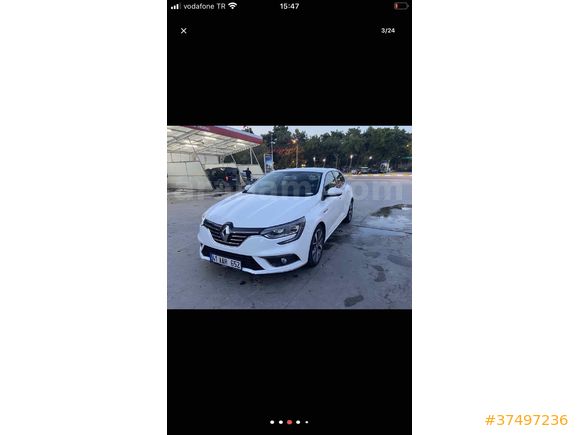 Sahibinden Renault Megane 1.5 dCi Icon 2017 Model 
