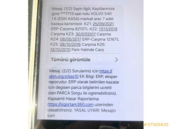 ÖĞRETMENDEN / S40 1.6 /LPG/ BBS JANT / MULTİMEDYA 
