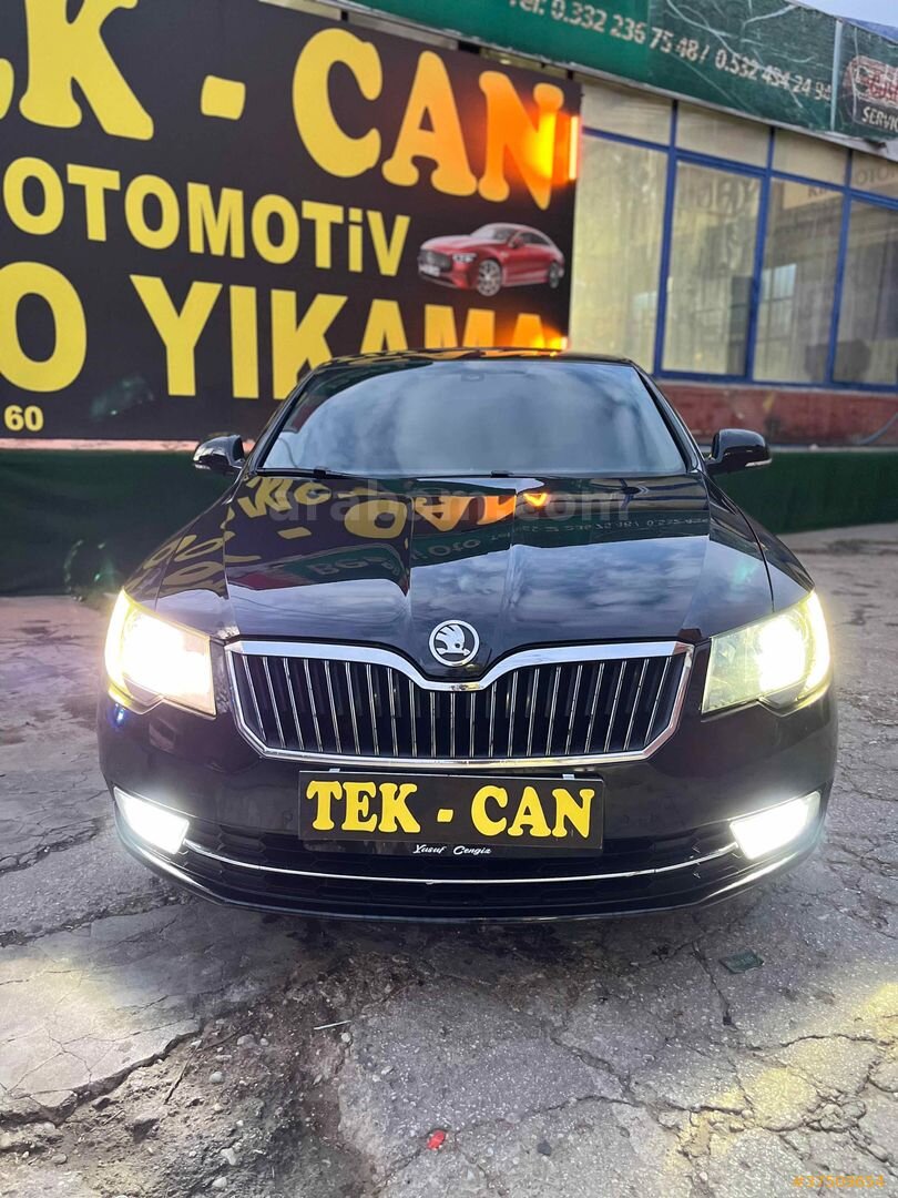 Sahibinden Skoda SuperB 1.6 TDI Elegance 2013 Model Konya 255.000 km Siyah 2