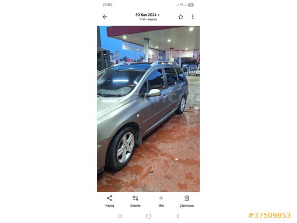 Sahibinden Peugeot 307 1.6 Pack 2003 Model