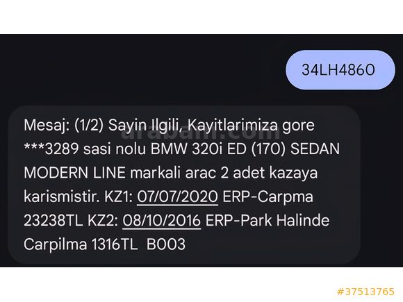 Sahibinden BMW 3 Serisi 320i ED Modern Line Plus 2015 Model
