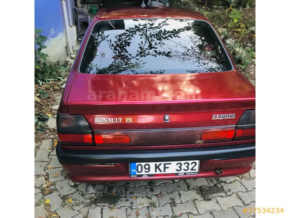 Sahibinden Renault R 19 1.4 Europa RNA 1998 Model 