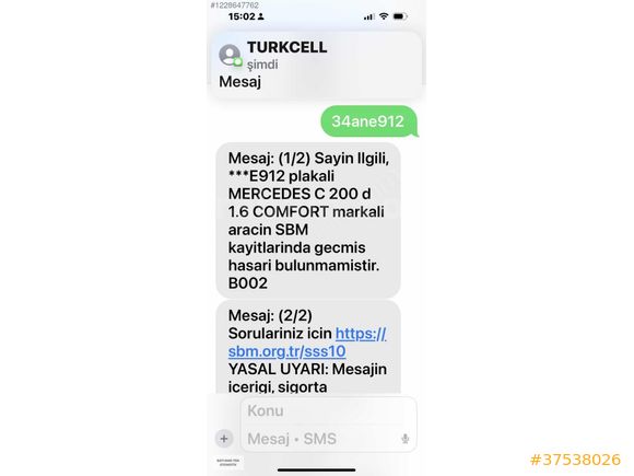 2017 MODEL DEĞİŞENSİZ TRAMERSİZ C 200 d SANRUFLU