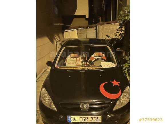 Sahibinden Peugeot 307 1.6 XT 2004 Model İstanbul 195.220 km Siyah