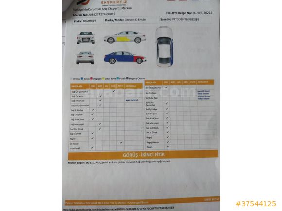 Sahibinden Citroen C-Elysée 1.6 BlueHDI Live 2018 Model