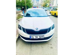 Temiz Sahibinden Skoda Octavia 1.6 TDI Optimal 2017 Model   115 lik Beyaz