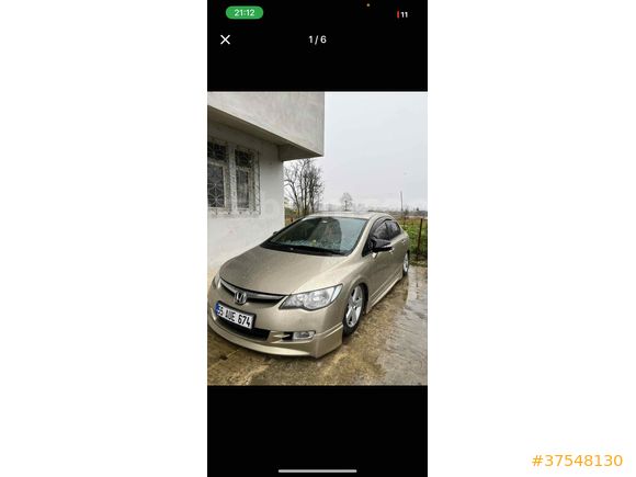 Sahibinden Honda Civic 1.6 i-VTEC Elegance 2008 Model 