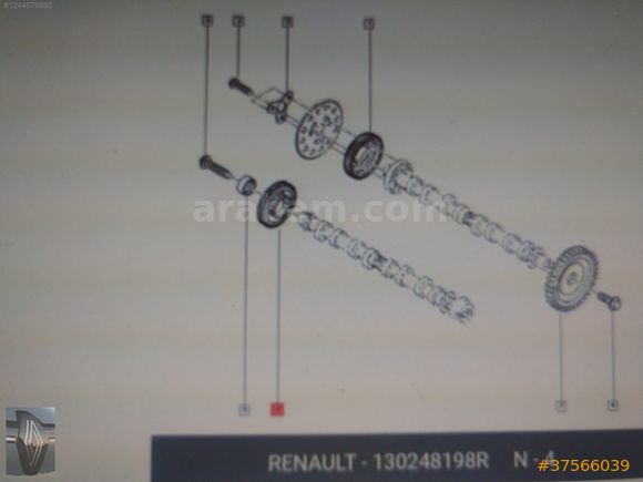 EKSANTRİK DİŞLİSİ R9M -M9T - 130248198R