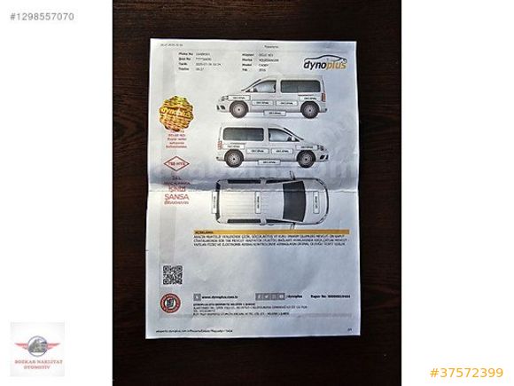 2016 VOLKSWAGEN CADDY COMFOTLİNE 211 BİN KM'DE ORİJİNAL BOYASIZ