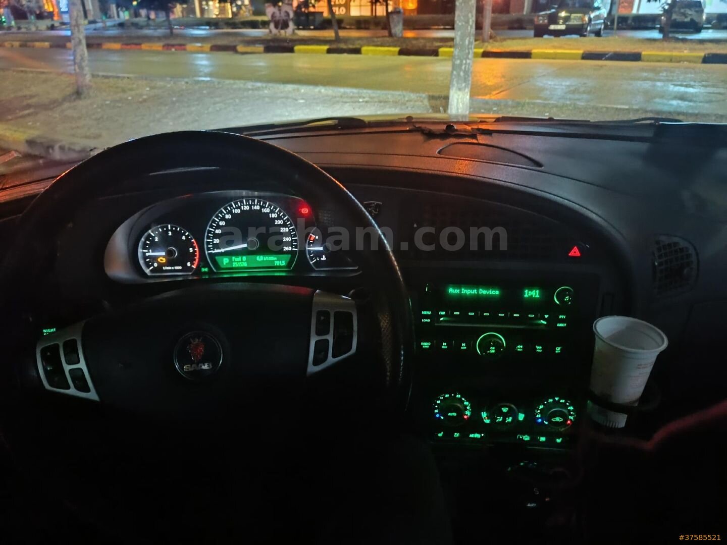 Sahibinden Saab 9-5 1.9 TiD Vector 2006 Model Mersin 274.500 km Siyah 4