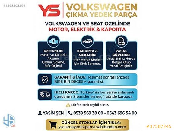 Transporter T4 sol ön kapı
