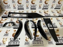 BMW F30 GÖĞÜS VE KAPI TRİM SETİ PİANO SİYAH GÜMÜŞ İTHAL SIFIR