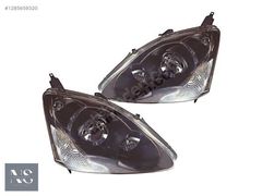 Honda Civic Far Sağ-Sol 2001-2005 Siyah Elektrikli Depo