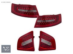 Audi A6 Stop Lambası Sağ-Sol İç Dış Set 2009-2011 Ledli 4 Parça