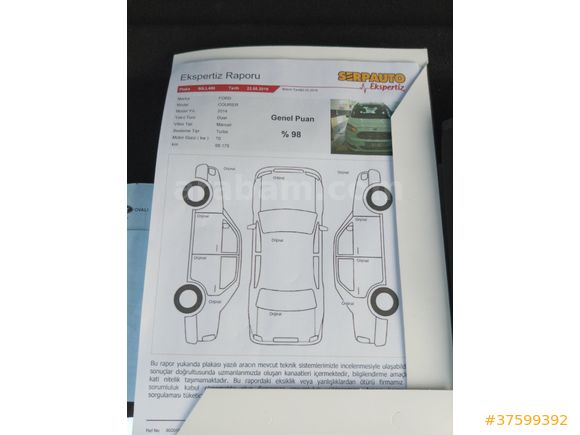 Sahibinden Ford Tourneo Courier 1.6