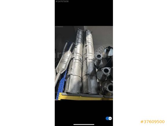 Volvo baca egzoz kabin arkası