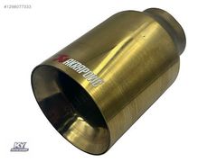90 MM UNIVERSAL PASLANMAZ KROM TEK ÇIKIŞ TEK PARÇA EGZOZ UCU