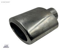 130 MM UNIVERSAL PASLANMAZ KROM TEK PARÇA TEK ÇIKIŞ EGZOZ UCU